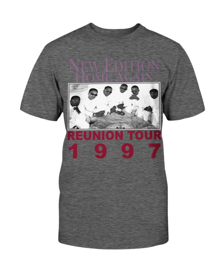 Vintage 90S New Edition 1997 Keith Sweat Black Street No Diggity Bootleg Rap Hip Hop Concert Tour T Shirt 211006