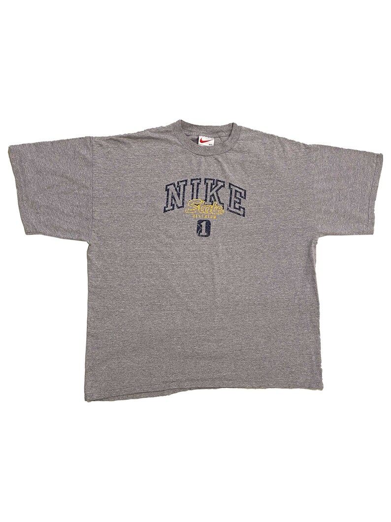 Vintage 90S Nike State Grey Tag T Shirt