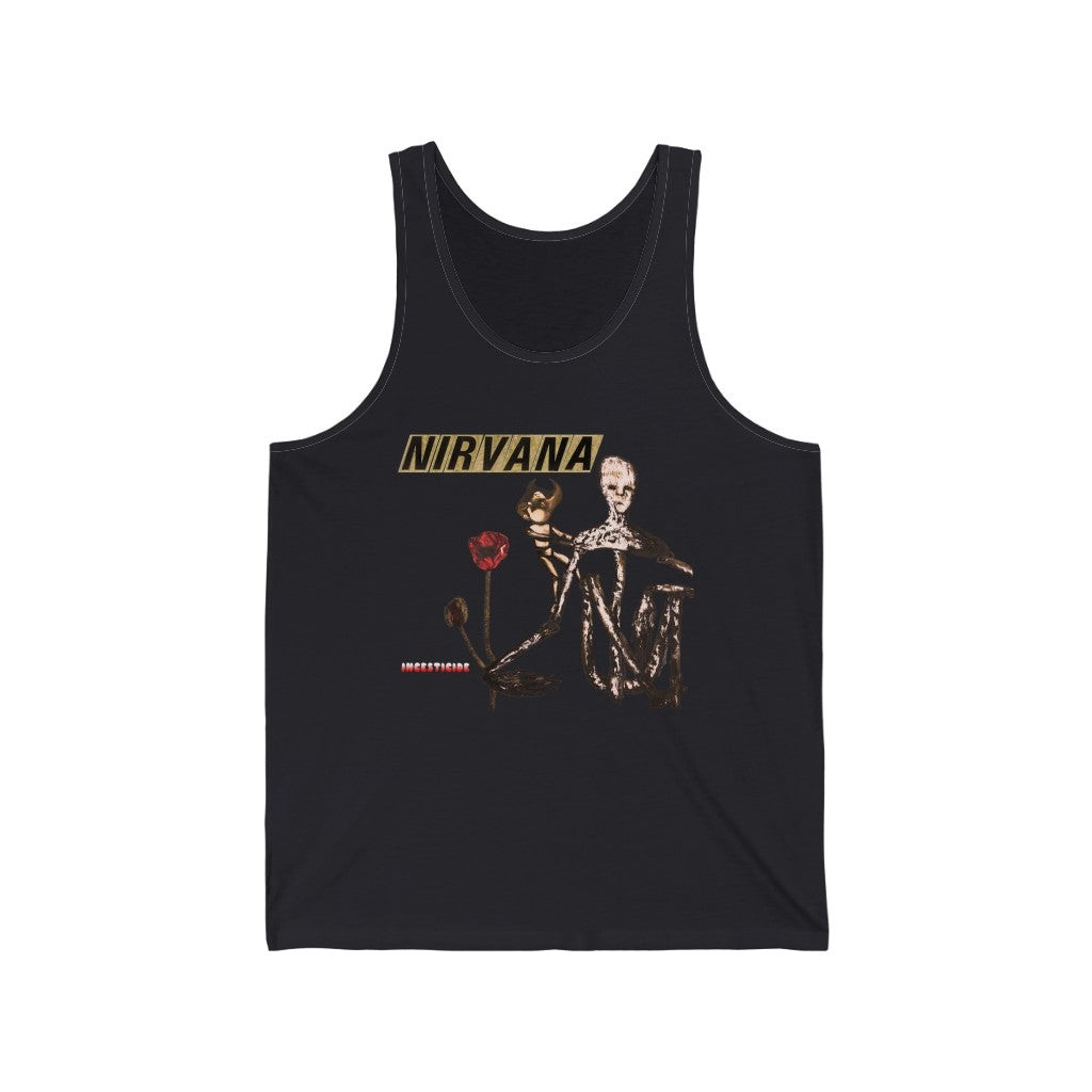 Vintage 90S Nirvana Incesticide Grunge Alternative Rock Band Concert Tour Unisex Jersey Tank 073121