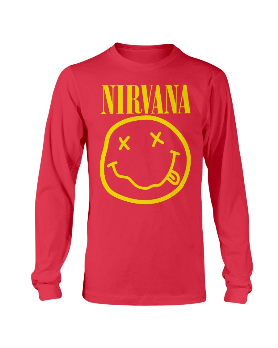 Vintage 90S Nirvana Long Sleeve T Shirt 090721