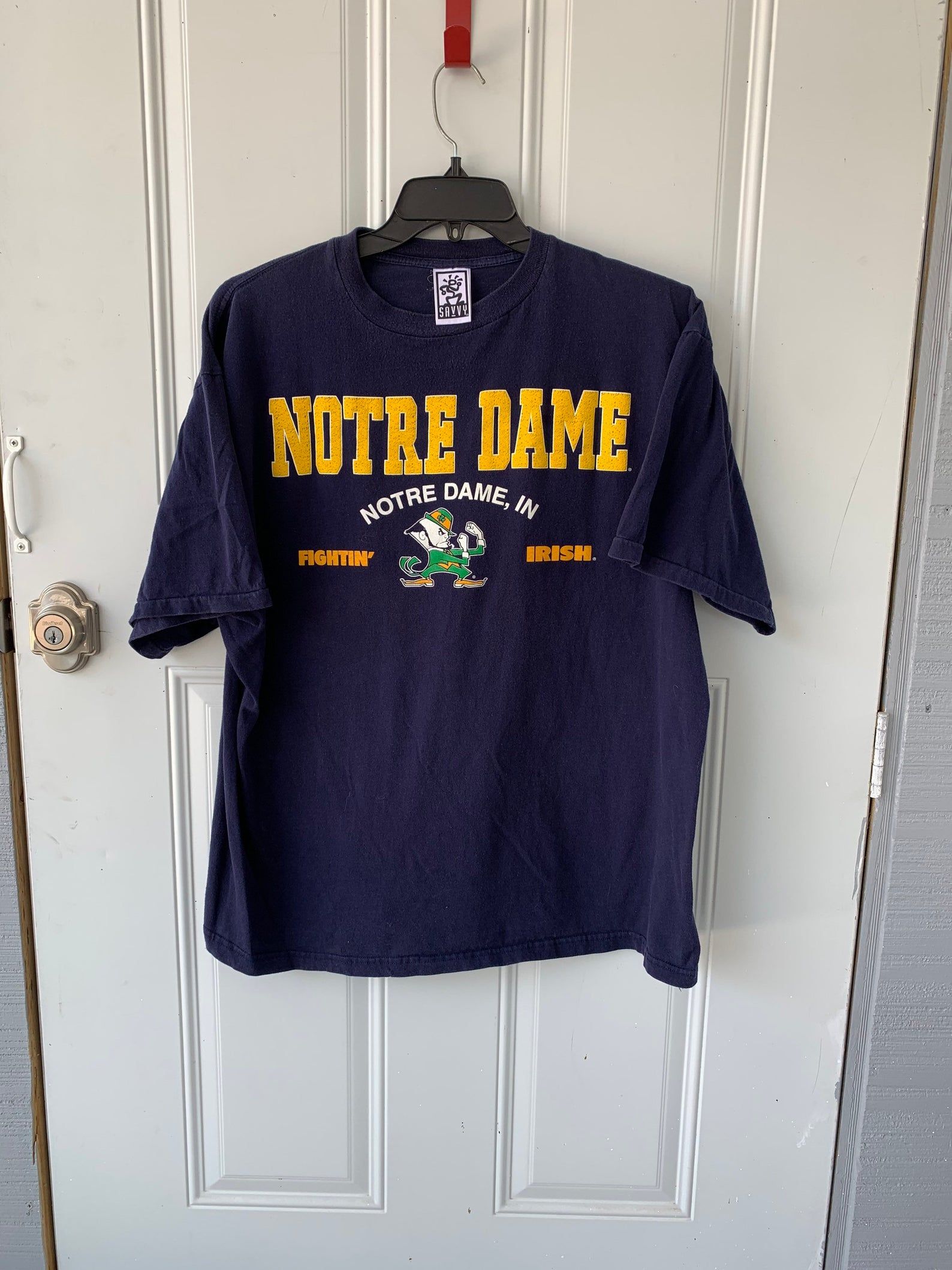 Vintage 90S Notre Dame Fighting Irishin T-Shirt