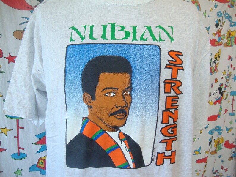 Vintage 90S Nubian Strength Rap Hip Hop Concert Tour New Deadstock T Shirt