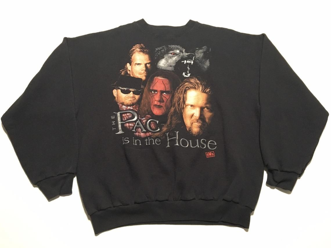 Vintage 90s NWO Wrestling Wolf Pac Is In The House shirt