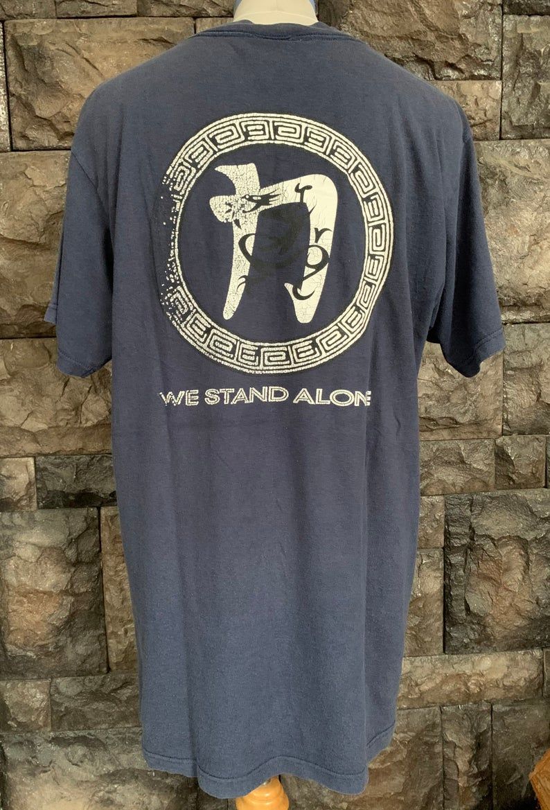 Vintage 90s Nyhc Sick Of It All We Stand Alone Shirt