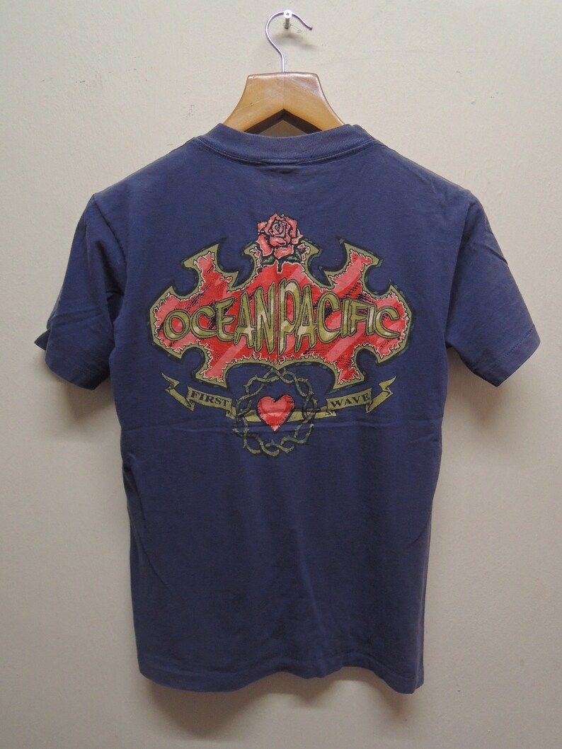 Vintage 90S Ocean Pacific T Shirt Surfing Swag Top Tee Punk Rock Surf Hawaii