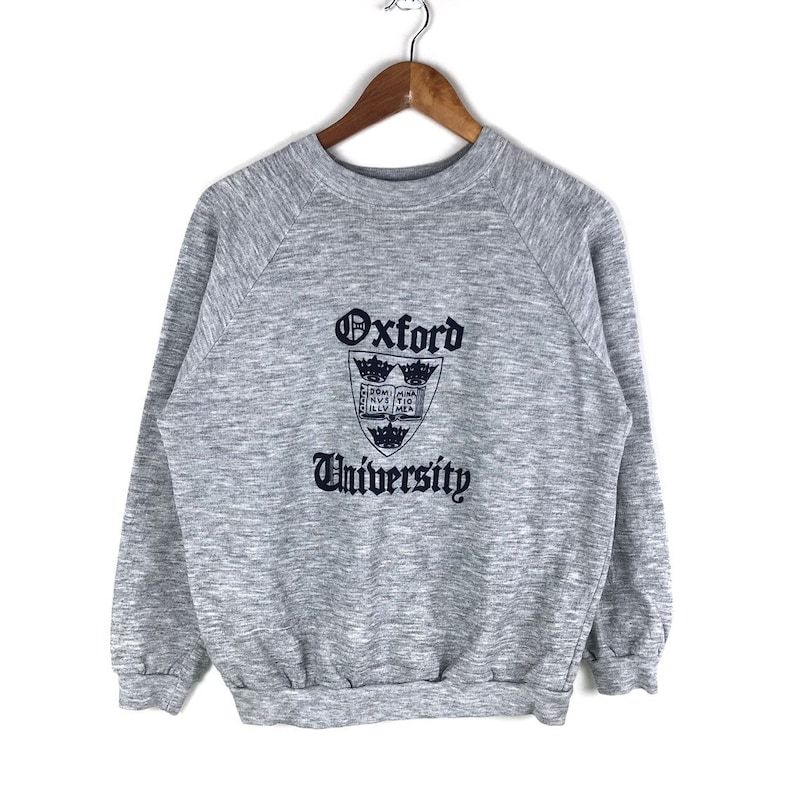 Vintage 90S Oxford University Crewneck Sweatshirt