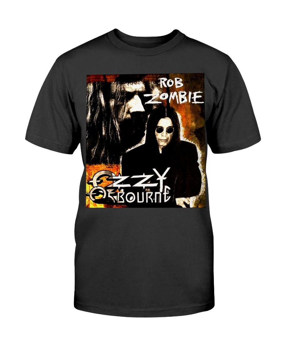 Vintage 90S Ozzy Osbourne And Rob Zombie Concert Tour T Shirt 210922