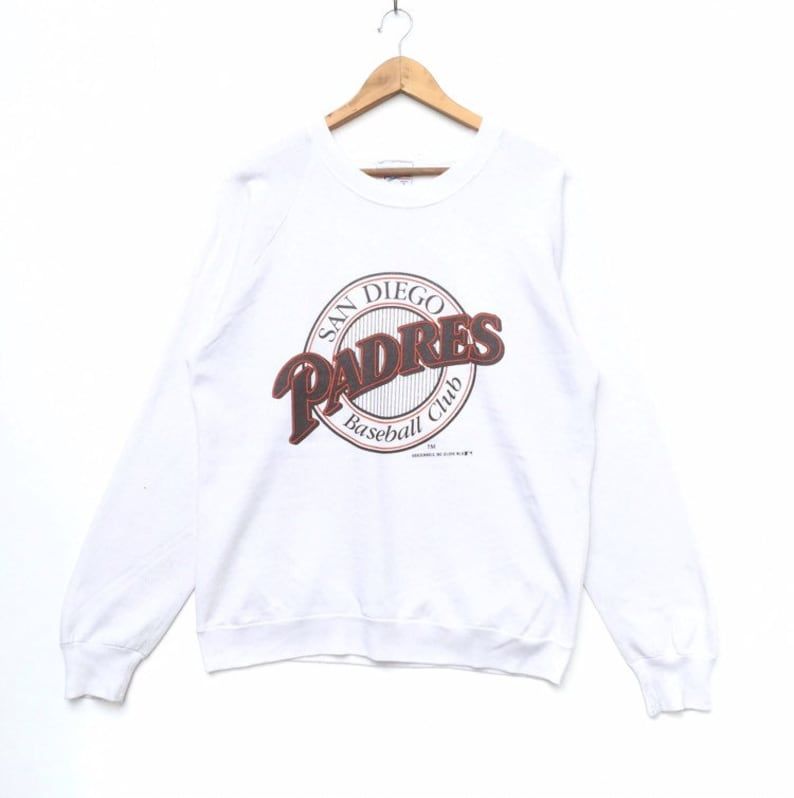 Vintage 90S Padres San Diego Baseball Club Big Logo Sweatshirt