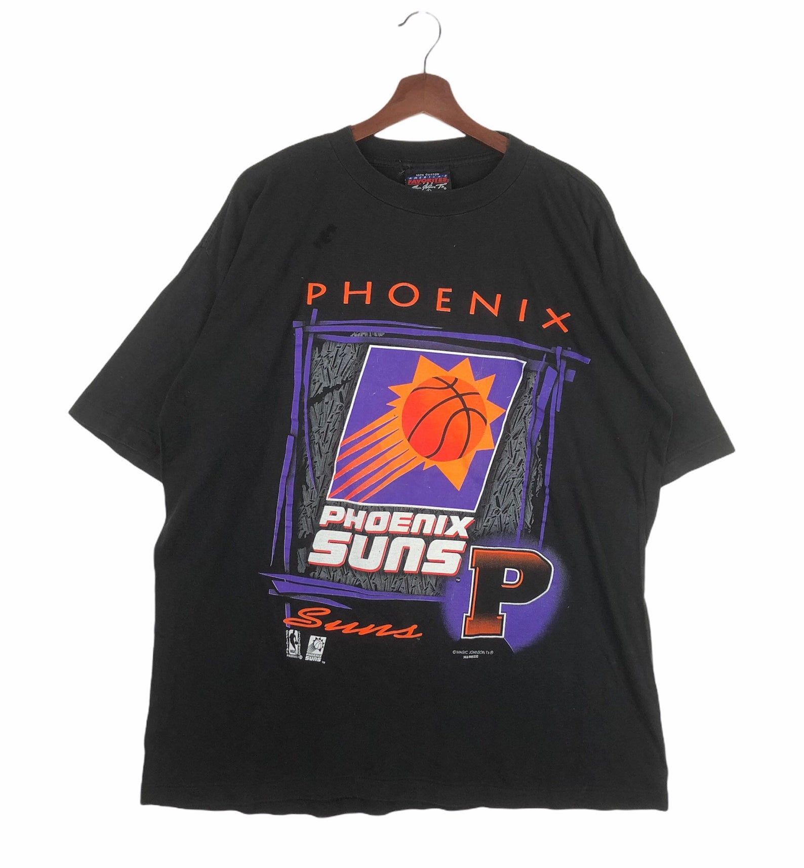 Vintage 90S Phoenix Suns Nba Magic Johnson Tee