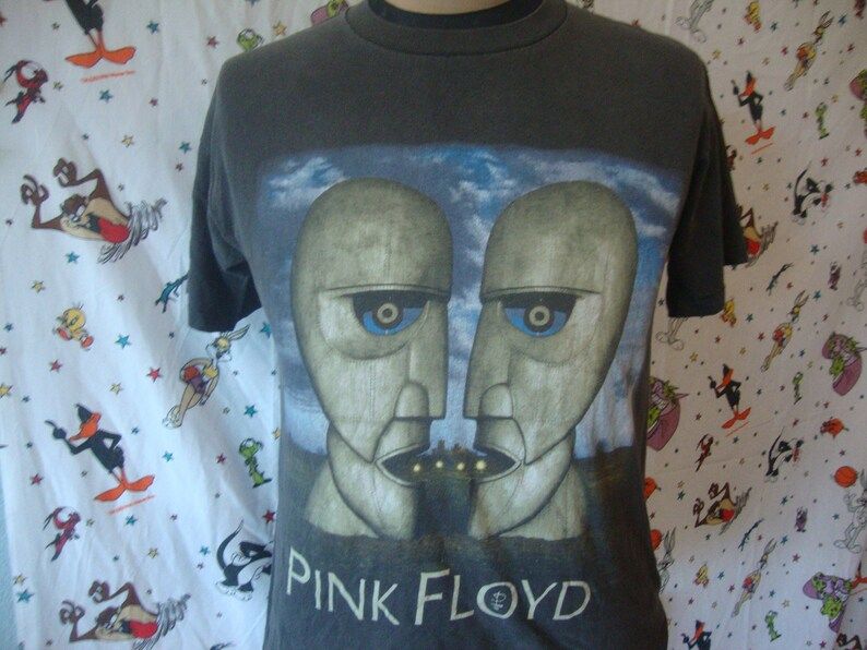 Vintage 90S Pink Floyd 1994 Rare Concert Tour Tee The Division Bell T Shirt