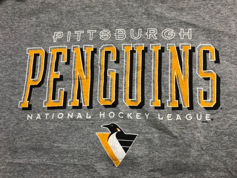 Vintage 90S Pittsburgh Penguins Nhl Sweater Pro Player