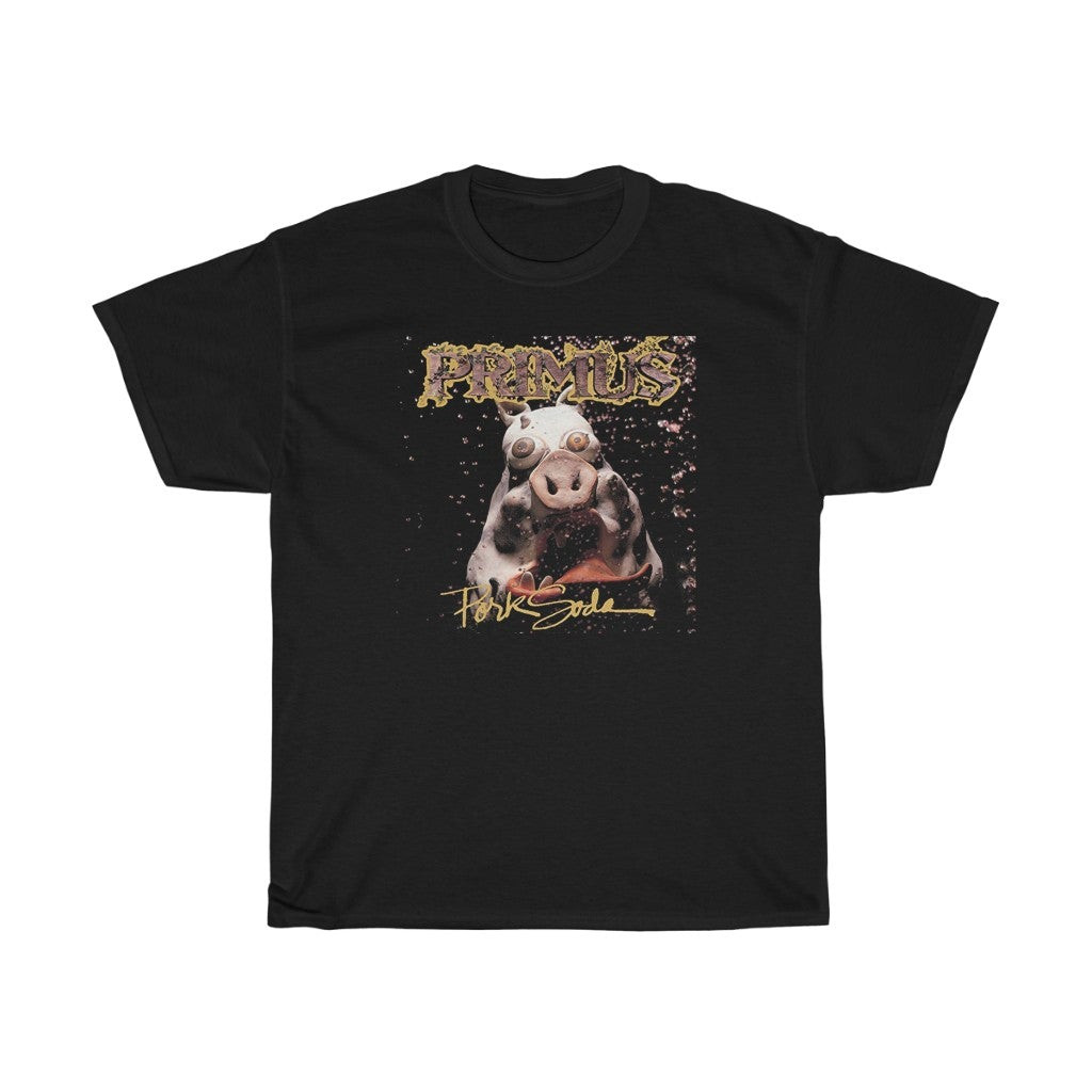 Vintage 90S Primus  Pork Soda 1993 The Liquid Pig Tour  Funk Metal Music Insterscope Records Unisex Heavy Cotton Tee 072621