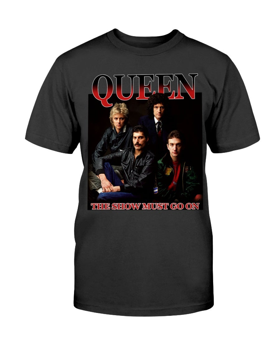 Vintage 90S Queen The Show Must Go On T Shirt 211213