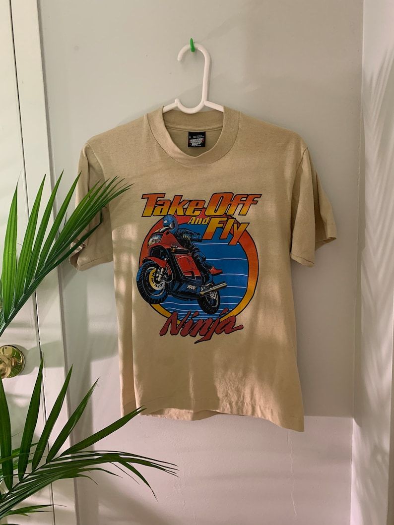 Vintage 90S Racing Tee Rare Design Shirt