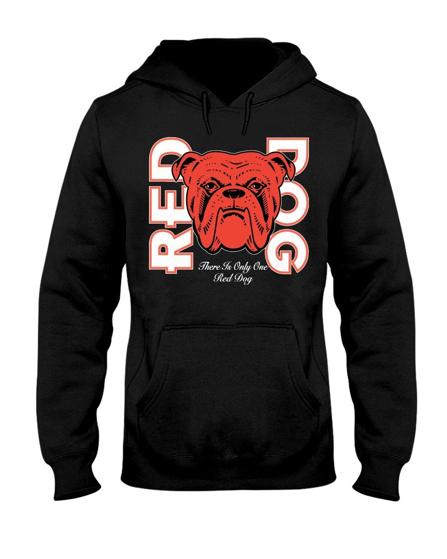 Vintage 90S Red Dog Hoodie 211222