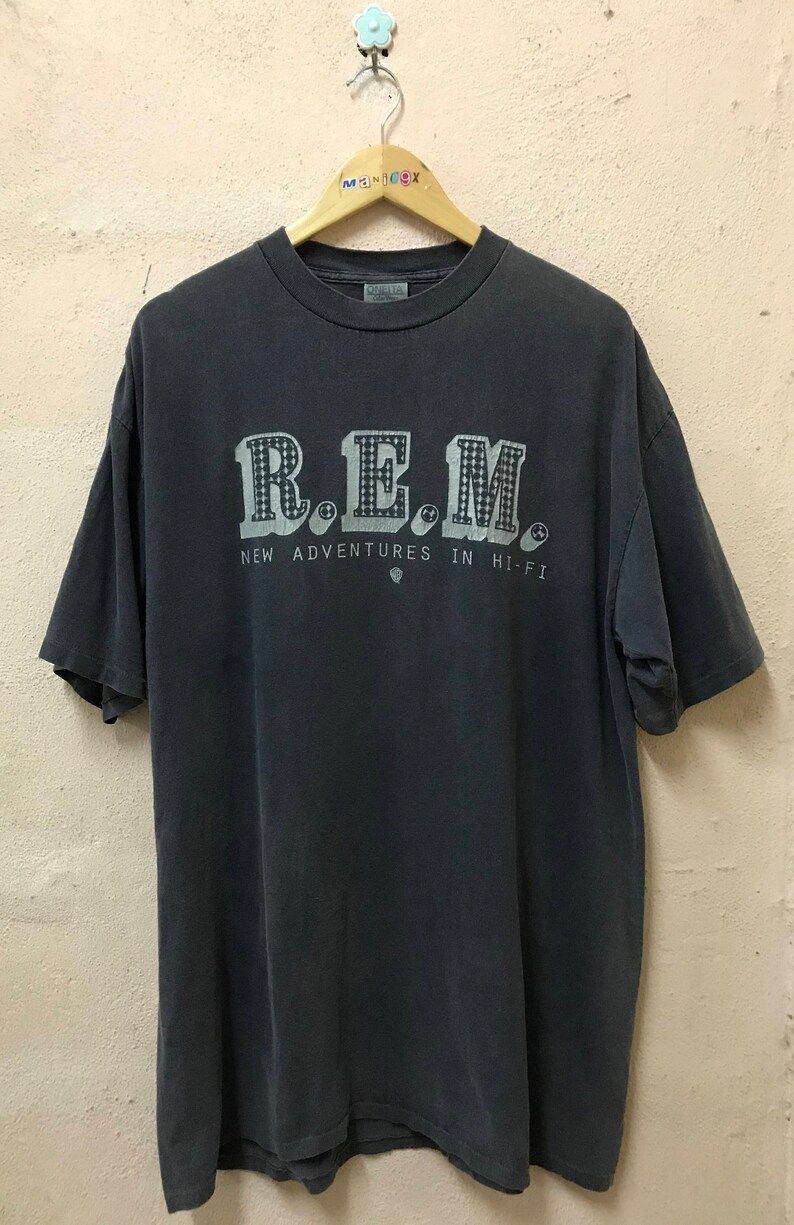 Vintage 90S Remrem New Adventures In Hi Fi Album Promo Tshirt