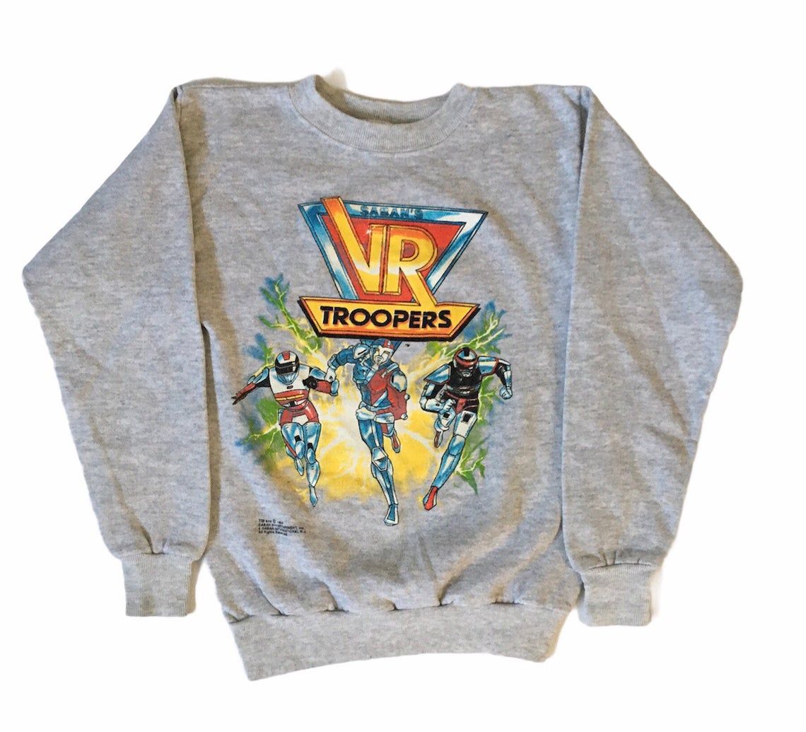 Vintage 90s Saban??s VR Troopers Cartoon Anime RARE shirt