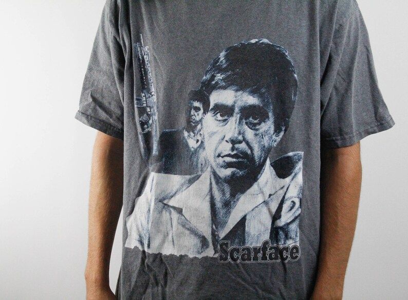 Vintage 90S Scarface T Shirt Rare Scarface Tony Montana Al Pacino Tee