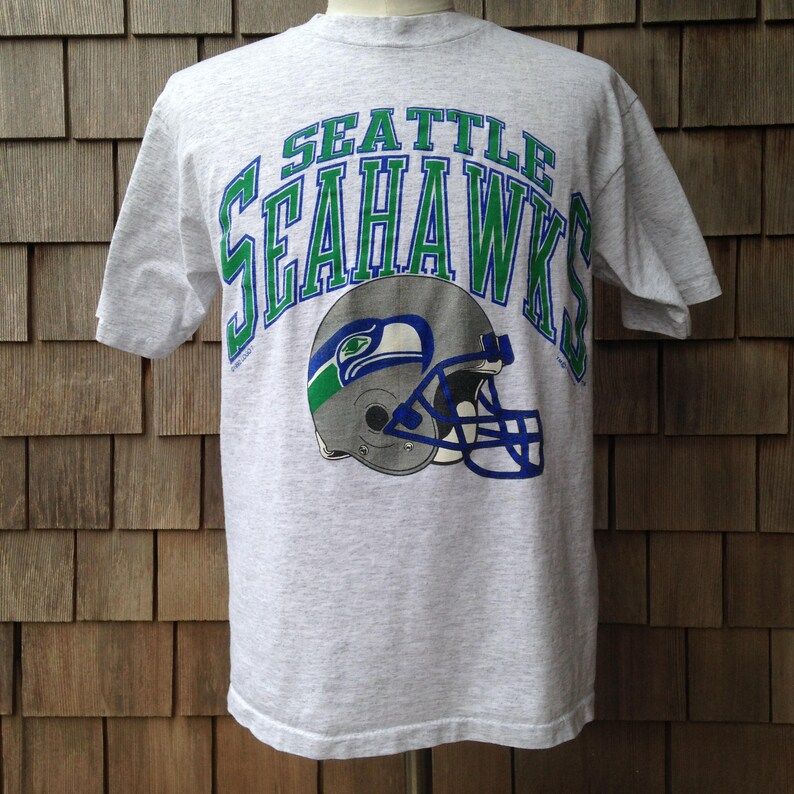 Vintage 90S Seattle Seahawks T Shirt Large
