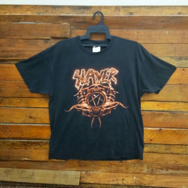Vintage 90S Slayer T Shirt Slayer Diabolus On Tour T Shirt