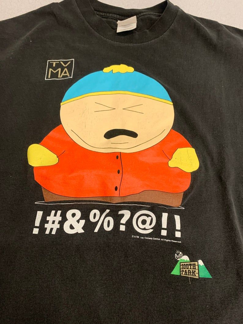 Vintage 90S South Park Cartman 1998 Comedy Central Shirt