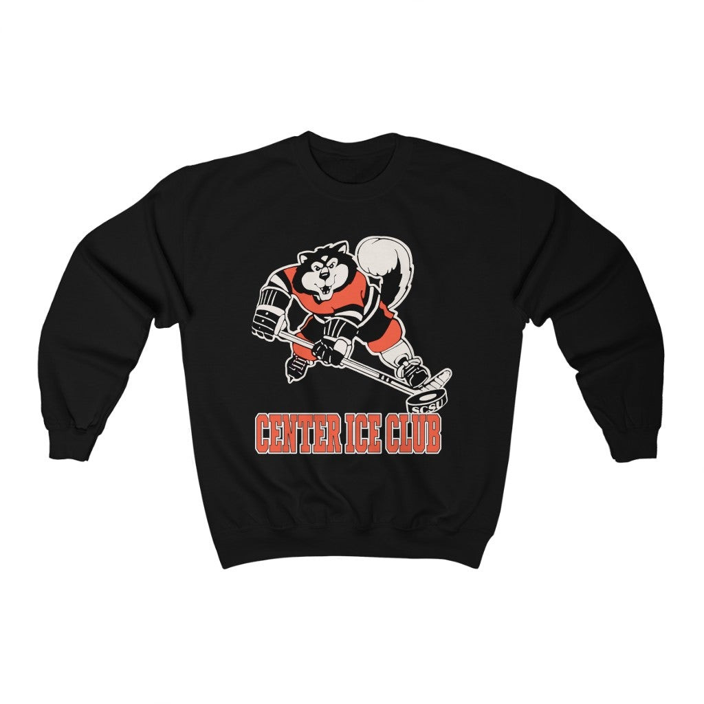 Vintage 90S St Cloud State University Scsu Huskies Ice Hockey Center Ice Club Sweatshirt 211116