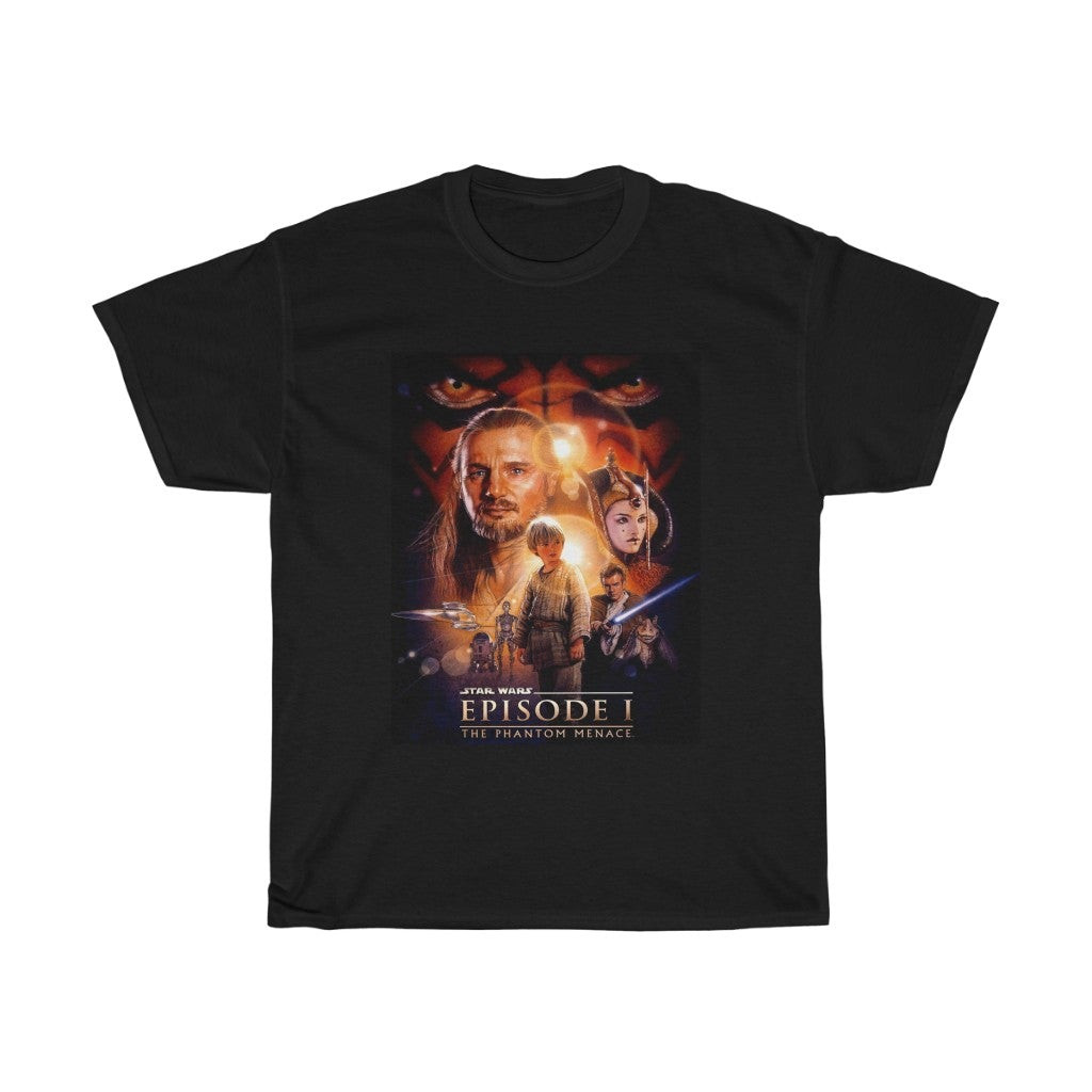 Vintage 90S Star War Episode 1 The Phantom Menace 1999 Tee 211122