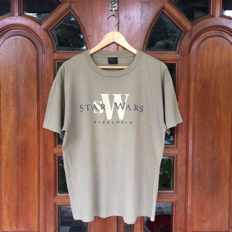 Vintage 90S Star Wars Rebelwear Movie Promo Tee Luke Skywalker Princess Leia Tee Changes Usa Shirt