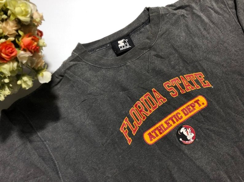 Vintage 90S Starter Florida State Seminoles Sweater Big Logo