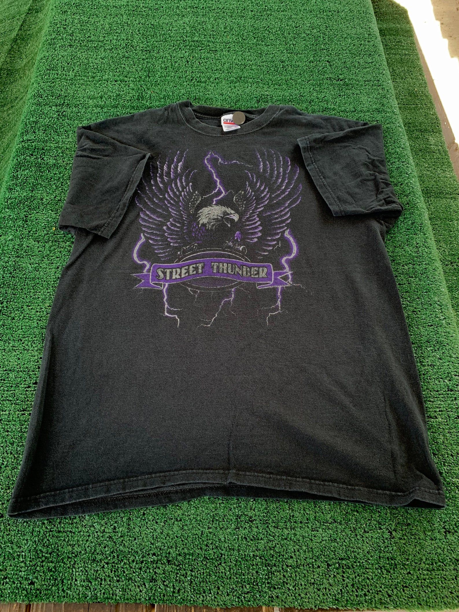 Vintage 90S Street Thunder Eagle T-Shirt L