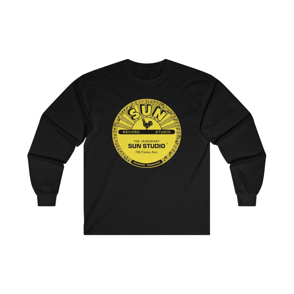 Vintage 90S Sun Record Studio Memphis Tennessee Long Sleeve Tee 211028
