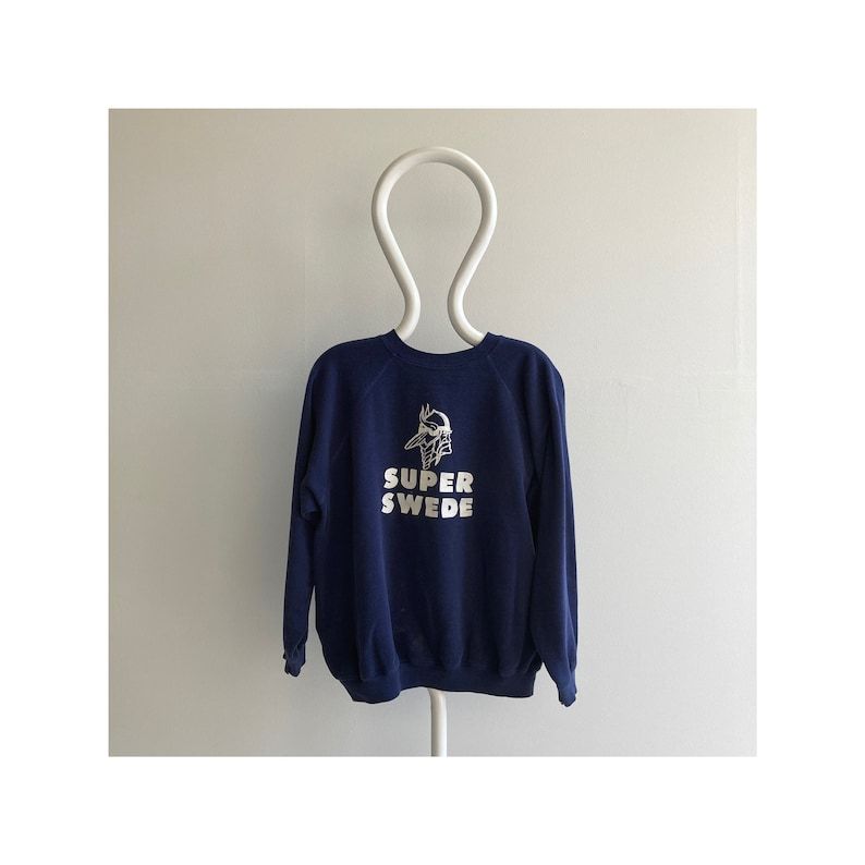 Vintage 90S Super Swede Raglan Sweatshirt