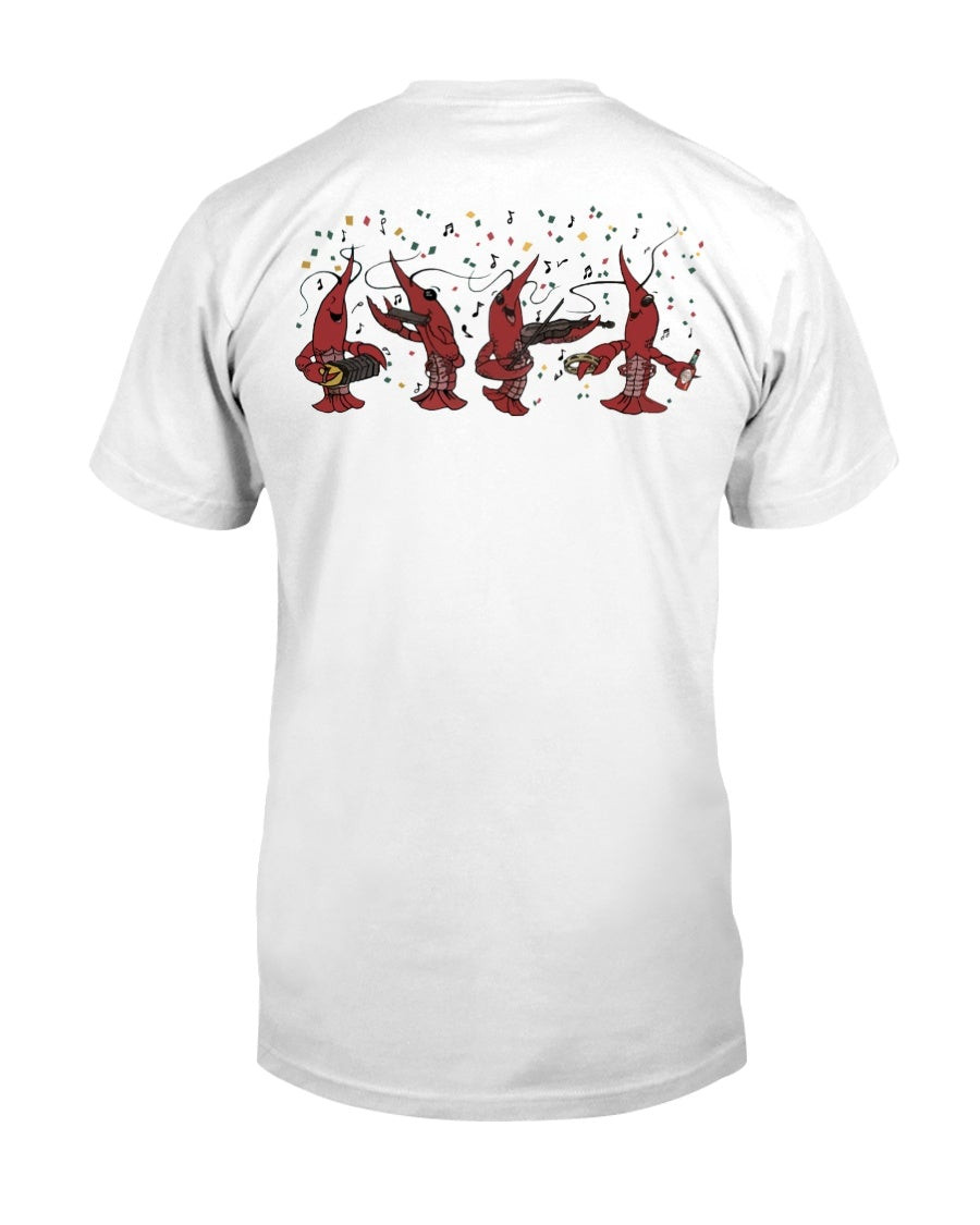 Vintage 90's Tabasco Sauce Dancing Crawfish Shirt