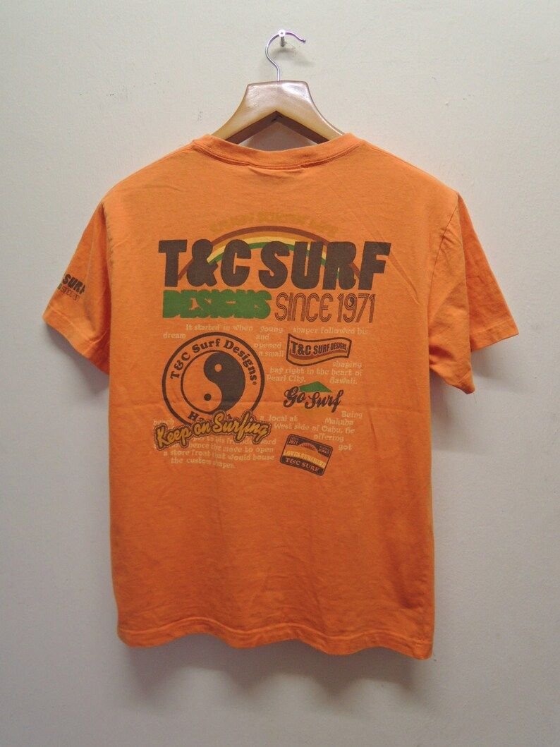 Vintage 90S Tc Surf Design T Shirt