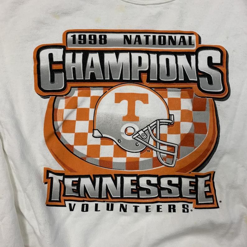 Vintage 90S Tennessee Volunteers 1998 National Champions Graphic