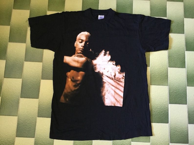Vintage 90S Terence Trent Darbys Vibrator 1995 World Tour T Shirt Deadstock Ttds Sananda Maitreya Tee Shirt