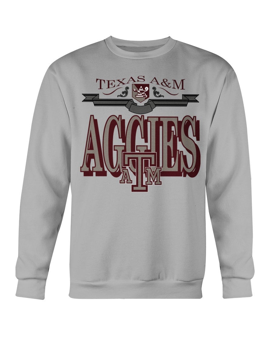 Vintage 90S Texas AM Aggies Graphic Sweatshirt 211014
