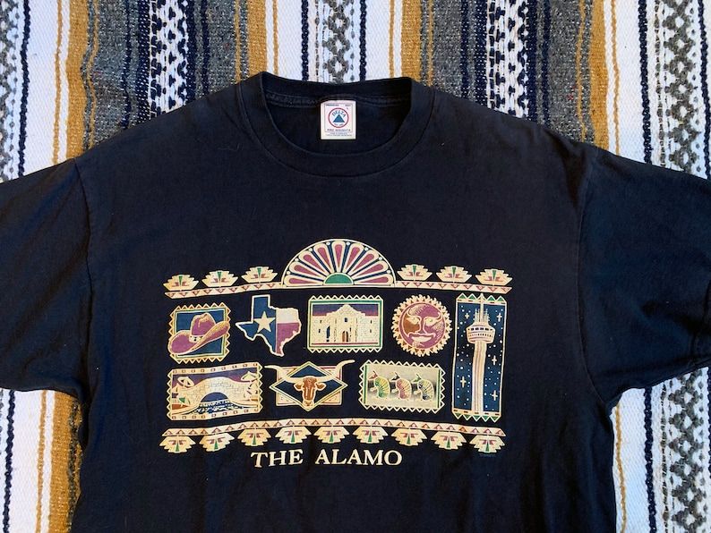 Vintage 90S The Alamo Tourism Souvenir 3D Print Shirt vintage 90s the alamo tourism souvenir 3d print shirt tqfpn