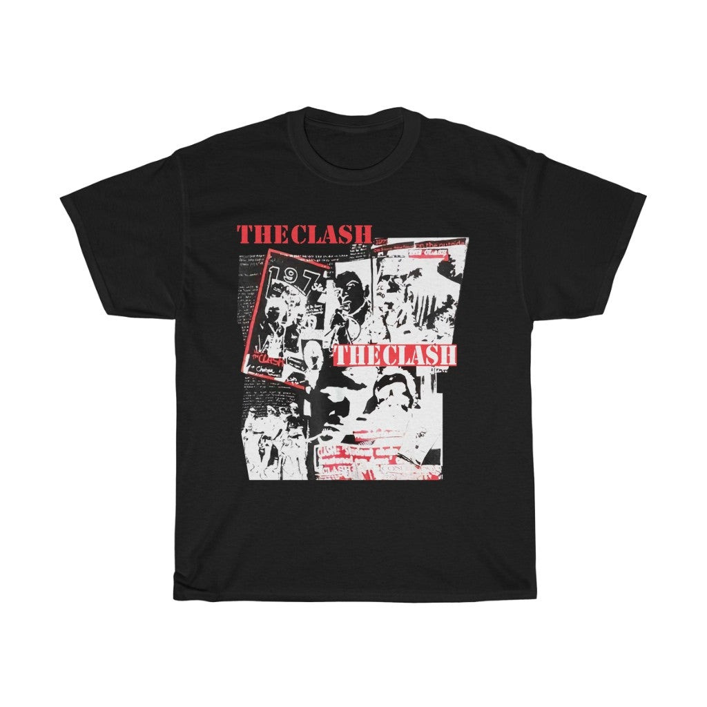 Vintage 90S The Clash English Punk Joe Strummer Punk Rock Band Japa Tee 211216