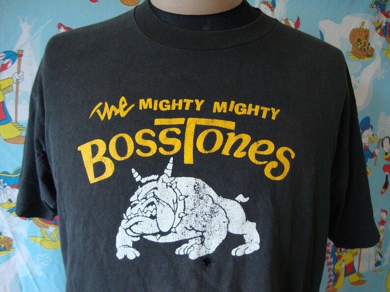 Vintage 90S The Mighty Mighty Bosstones Band Tee Taang Records Concert Tour T Shirt