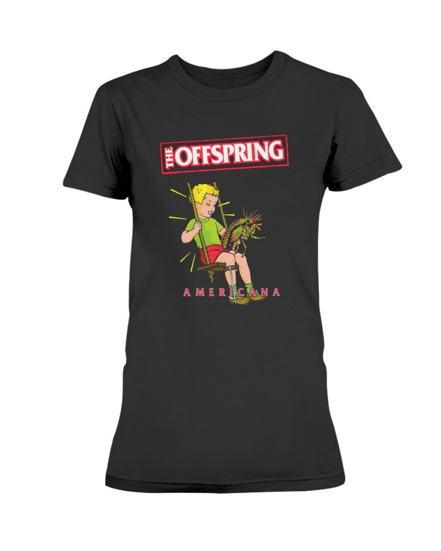 Vintage 90S The Offspring Americana Ladies T Shirt 211113
