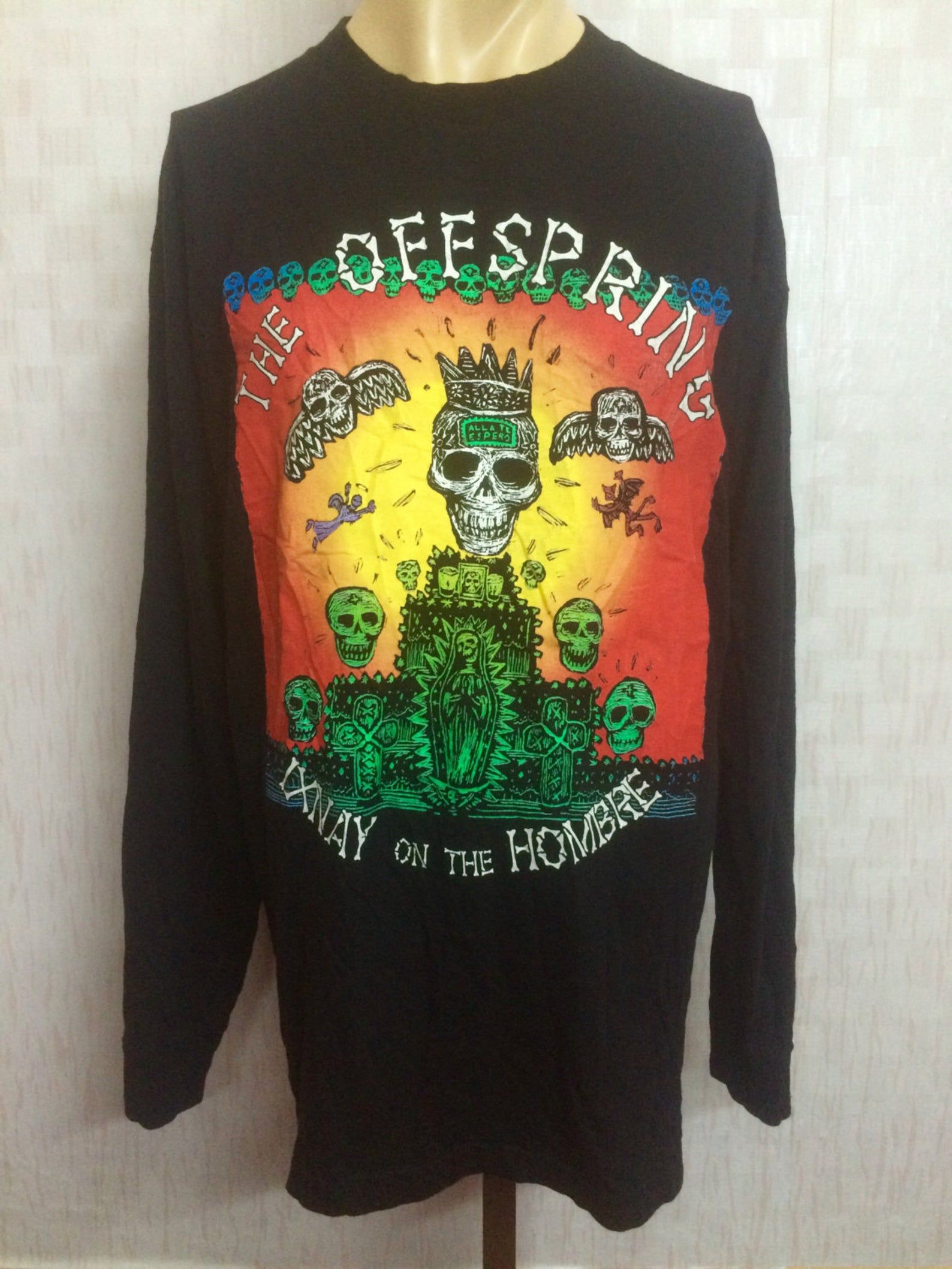 Vintage 90S The Offspring Ixnay On The Hombre Band Tshirt Longsleeves vintage 90s the offspring ixnay on the hombre band tshirt longsleeves 02rh2