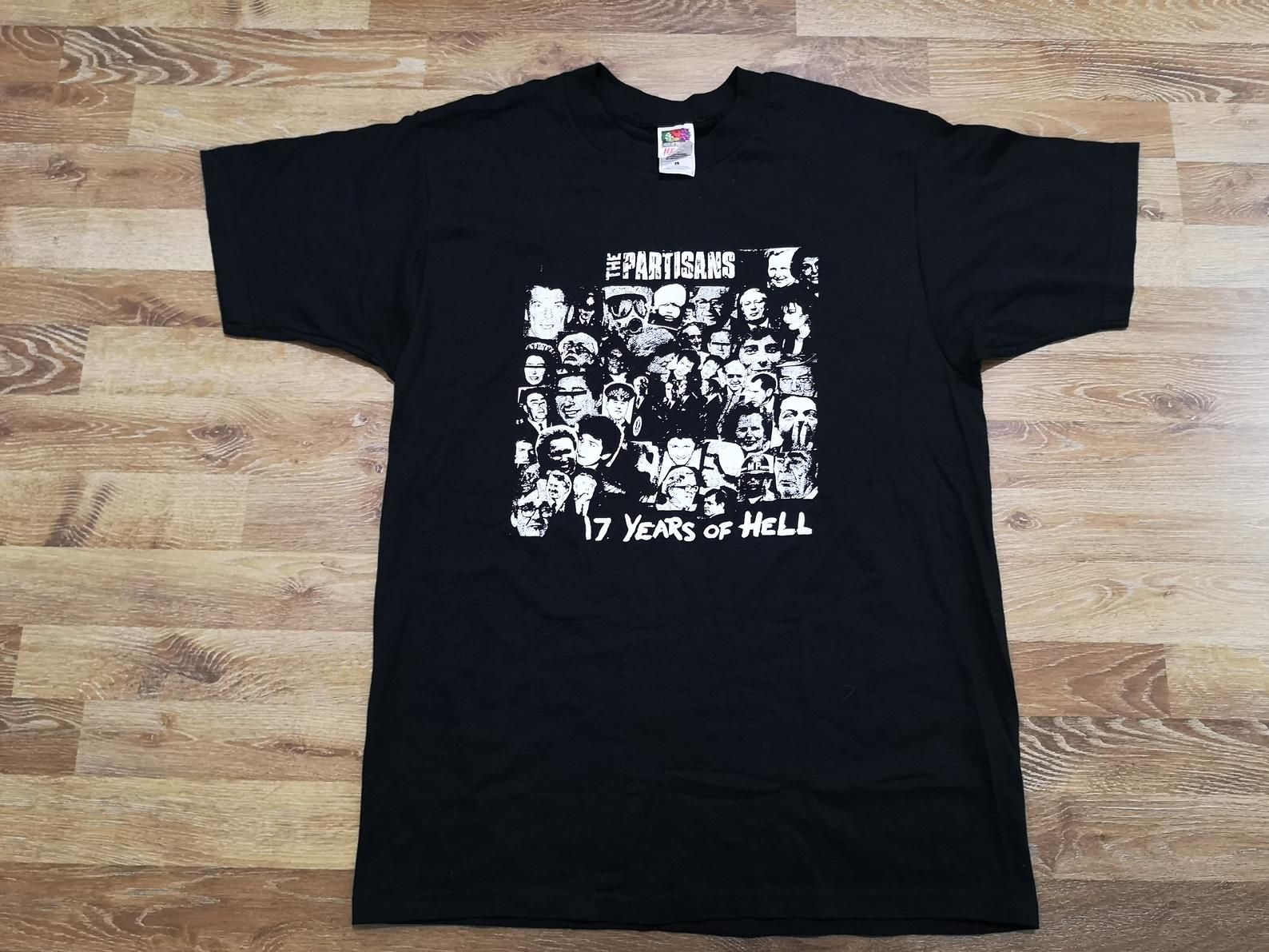 Vintage 90S The Partisans Band Tour Concert Promo Shirt Punk Rock Sxe Nyhc Rare