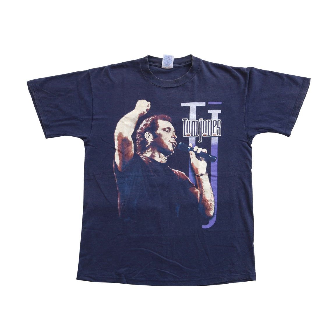 Vintage 90'S Tom Jones Hits Song Delilah Top Hits Shirt