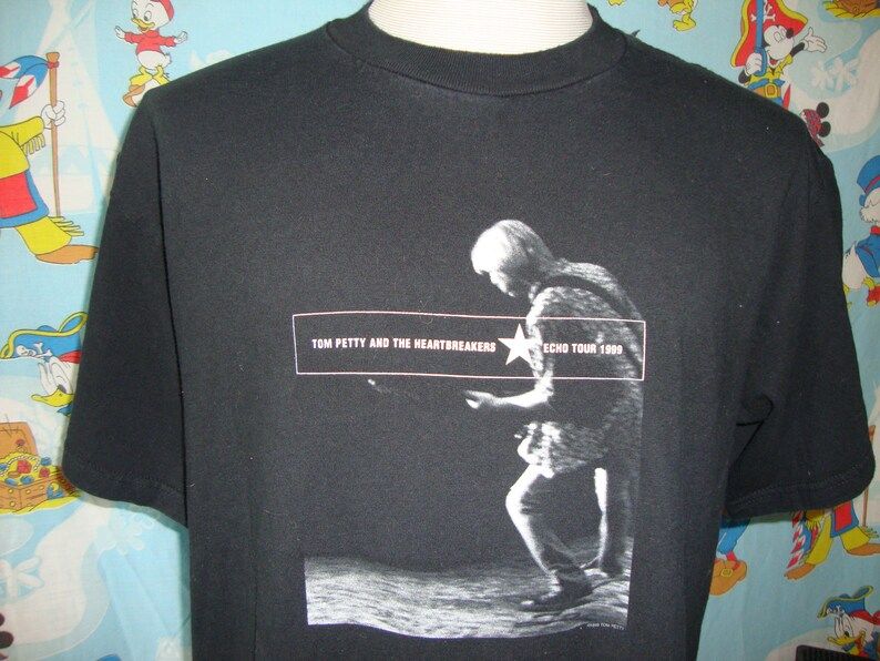 Vintage 90S Tom Petty And The Heartbreakers 1999 Tour Band Tee Concert T Shirt