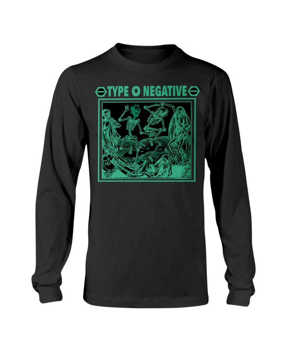 Vintage 90S Type O Negative Orchestra Of Death 1994 Tour Long Sleeve T Shirt 211025
