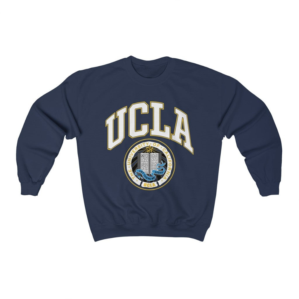 Vintage 90S Ucla Navy Blue Sweatshirt 211218