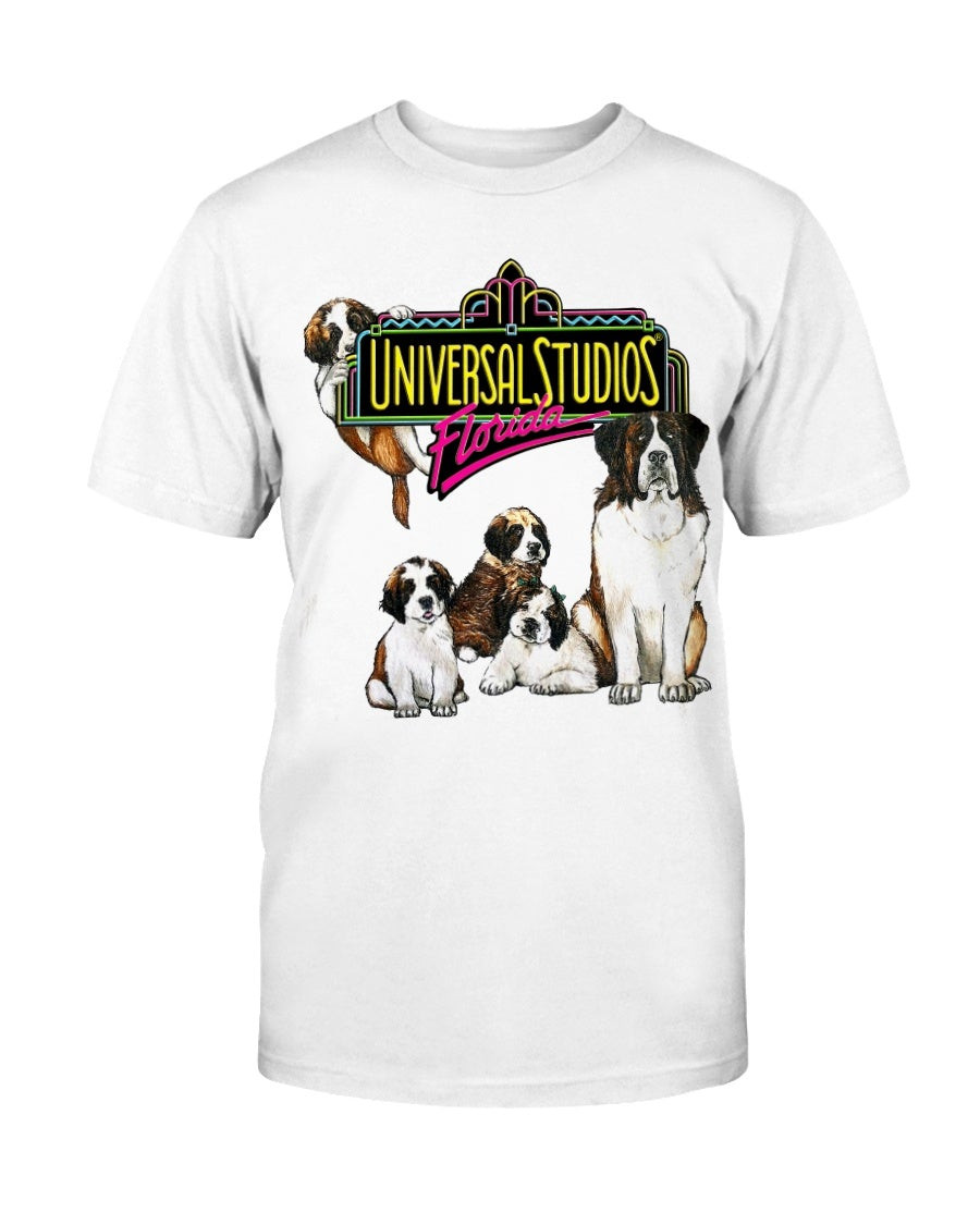 Vintage 90S Universal Studios Florida Beethoven Movie Promo T Shirt 211126