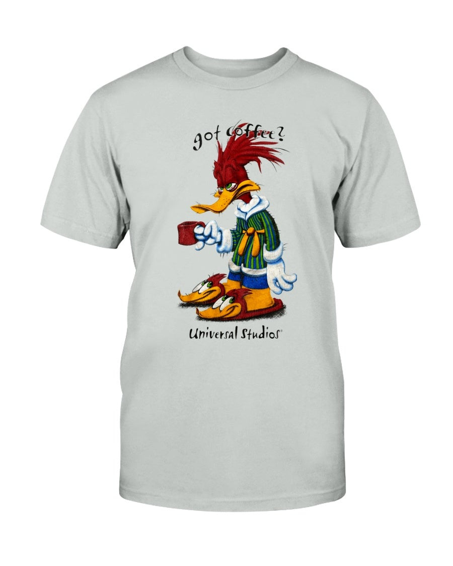 Vintage 90's Universal Studios Got Coffee Woody Woodpecker Shirt