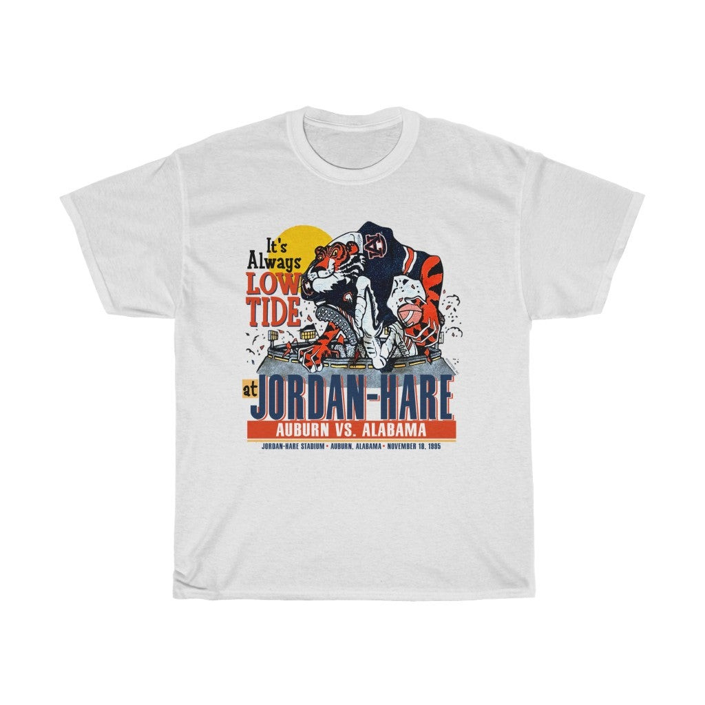Vintage 90S University Of Auburn Tiger Unisex Heavy Cotton Tee 211016